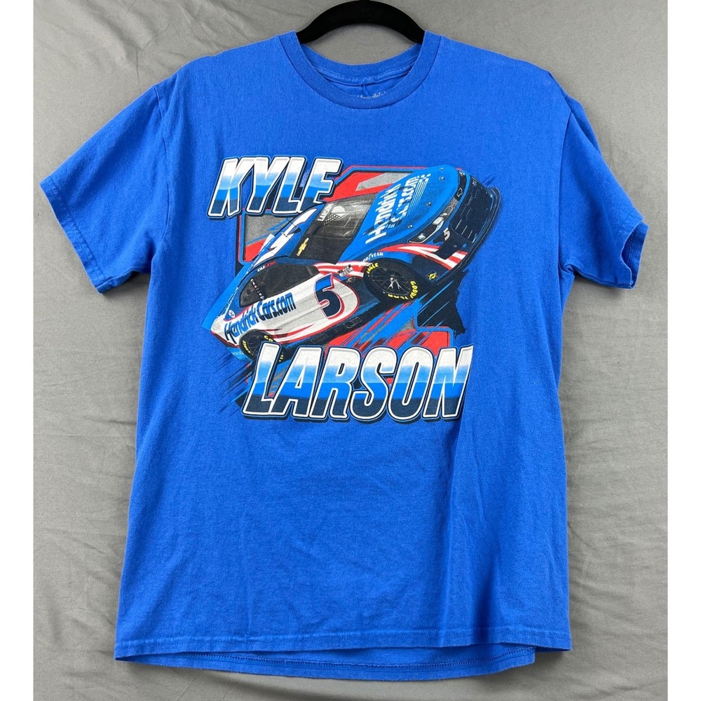 Hendrick Motorsports Kyle Larson T-Shirt Mens Medium Blue Good NASCAR Racing #5